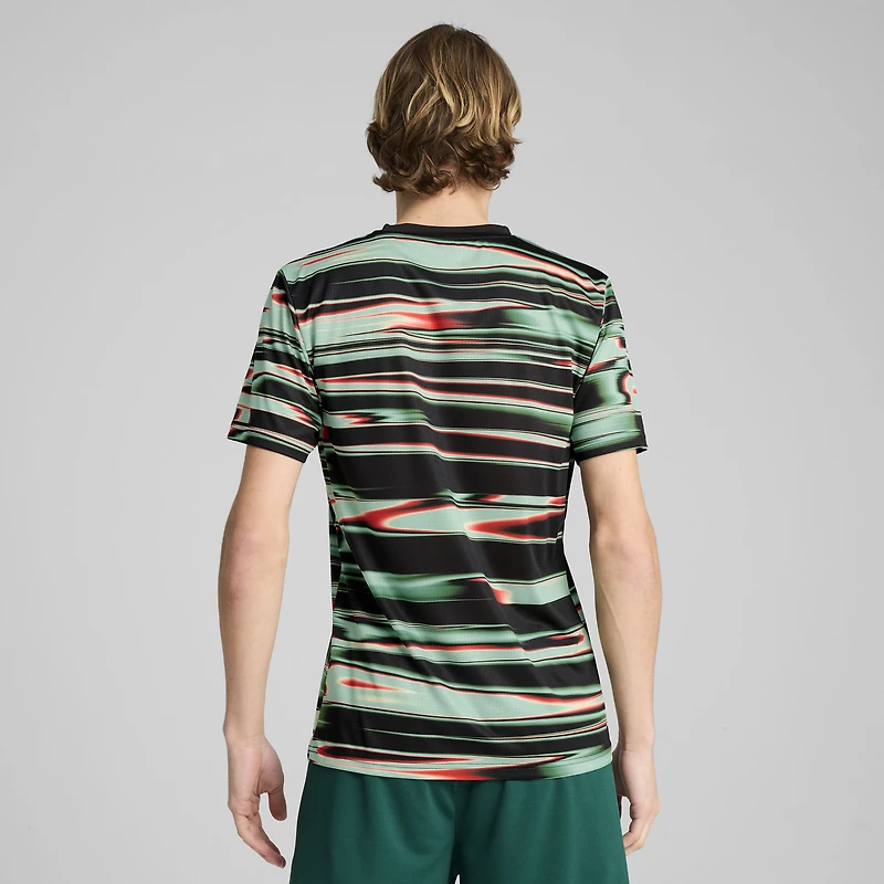 Maillot d'entraînement pré-match Puma Black Portugal 2025 pour homme