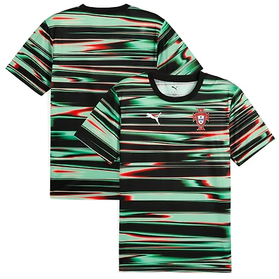 Maillot d'entraînement pré-match Puma Black Portugal 2025 pour homme