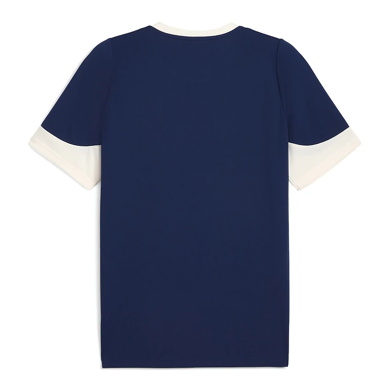 Maillot d'entraînement Puma bleu pour homme de l'équipe nationale du Portugal 2025