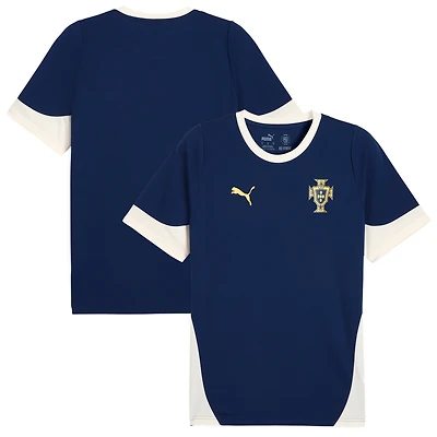 Maillot d'entraînement Puma bleu pour homme de l'équipe nationale du Portugal 2025