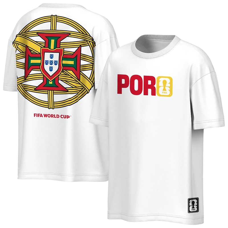 T-shirt oversize blanc Outerstuff Portugal Coupe du Monde FIFA 2026 pour homme