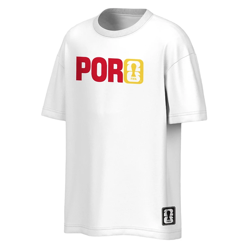 T-shirt oversize blanc Outerstuff Portugal Coupe du Monde FIFA 2026 pour homme