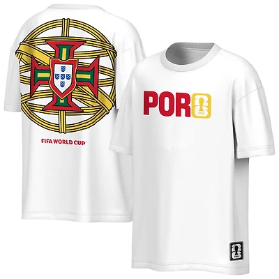 Men's Outerstuff White Portugal FIFA World Cup 2026 Livery Oversized T-Shirt
