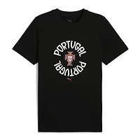 T-shirt Puma noir pour homme de l'équipe nationale du Portugal ftblNRGY
