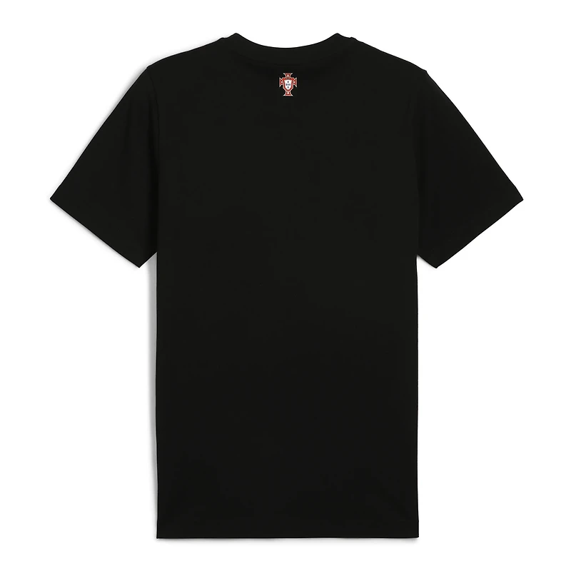 T-shirt Puma noir pour homme de l'équipe nationale du Portugal ftblNRGY