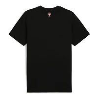 T-shirt Puma noir pour homme de l'équipe nationale du Portugal ftblNRGY