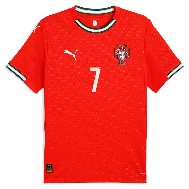 Men's Puma Cristiano Ronaldo Red Portugal National Team 2025 Home Replica Jersey