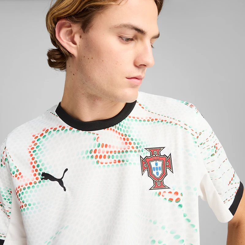 Men's Puma Cristiano Ronaldo White Portugal National Team 2025 Away Replica Jersey