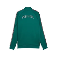 Veste zippée intégrale Puma bordeaux pour homme, équipe nationale du Portugal, King Anthem