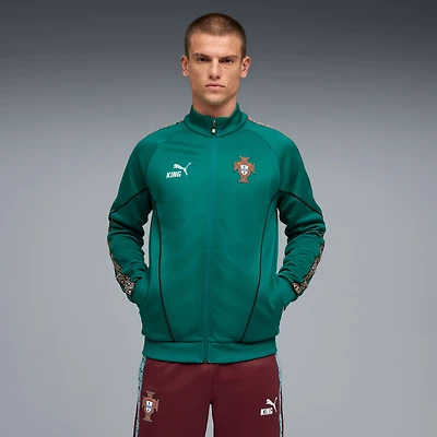 Men's Puma Maroon Portugal National Team King Anthem Full-Zip Jacket