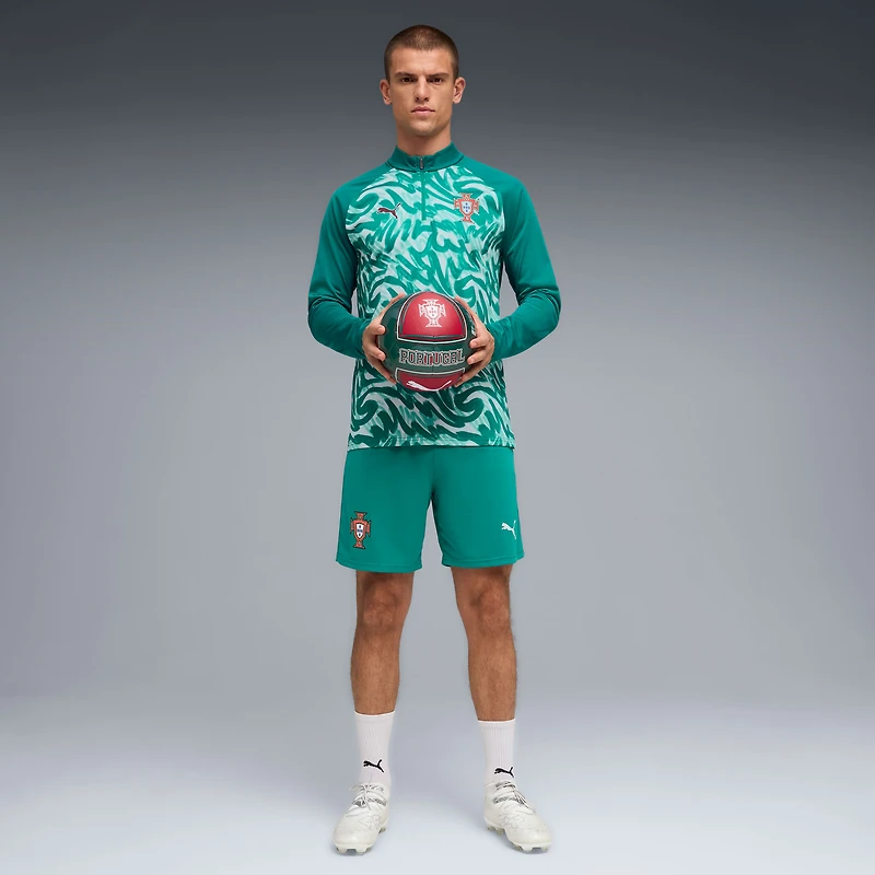 Men's Puma Portugal National Team Pre-Match Quarter-Zip Top