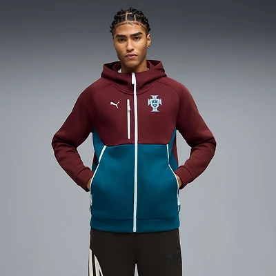 Men's Puma Maroon Portugal National Team PumaTech Full-Zip Hoodie