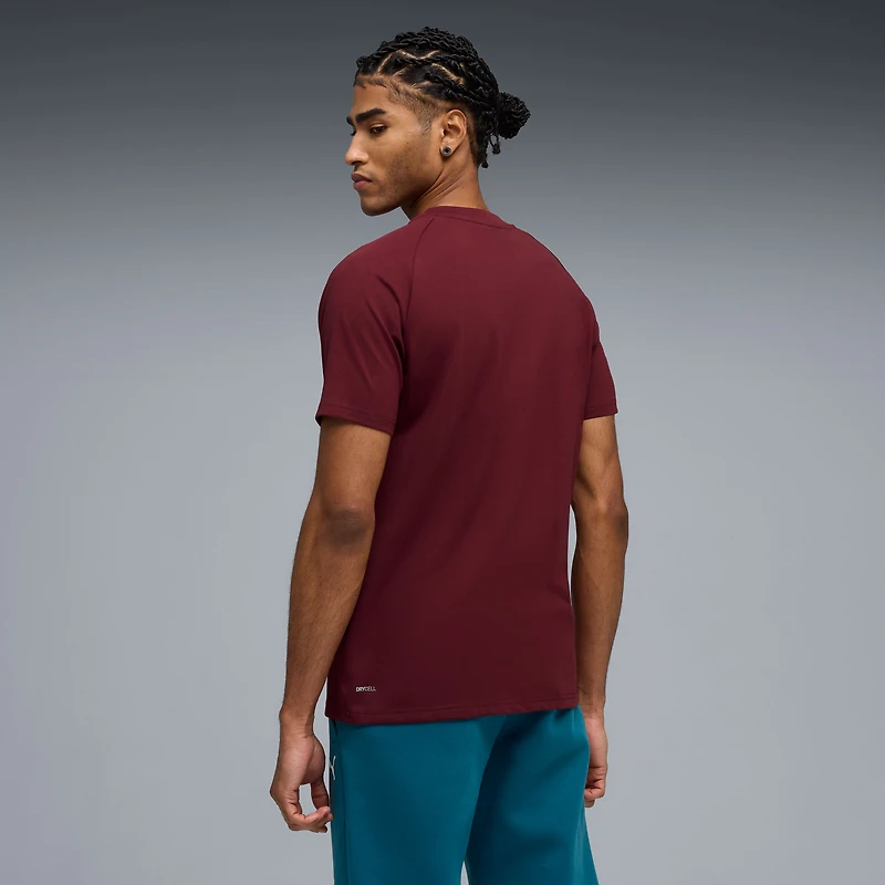 Men's Puma Maroon Portugal National Team PumaTech Pocket T-Shirt