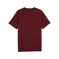 T-shirt homme Puma bordeaux de l'équipe nationale du Portugal avec poche PumaTech
