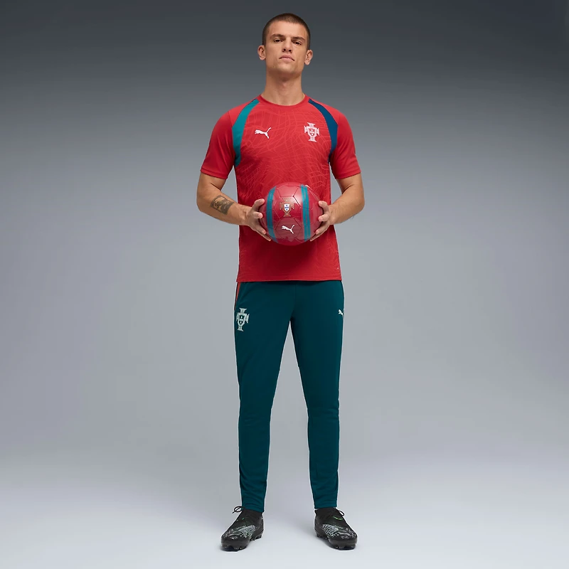 Pantalon d'entraînement Puma bleu marine de l'équipe nationale du Portugal pour homme