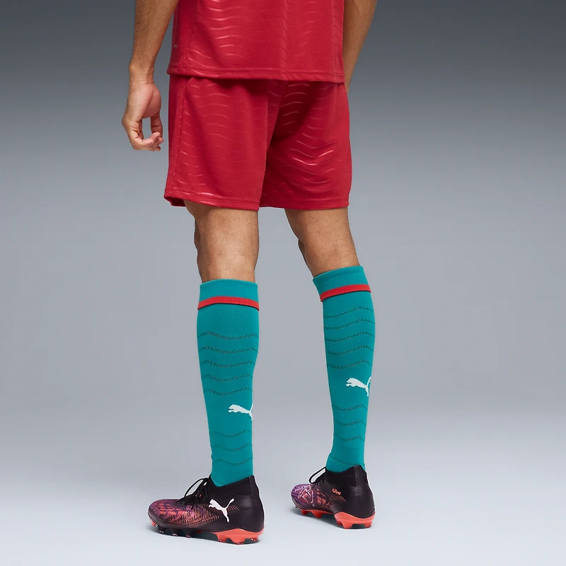 Short réplique Puma rouge de l'équipe nationale du Portugal 2026 pour homme