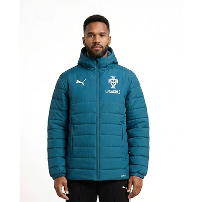 Men's Puma Teal Portugal National Team PumaTech Full-Zip Hooded Jacket