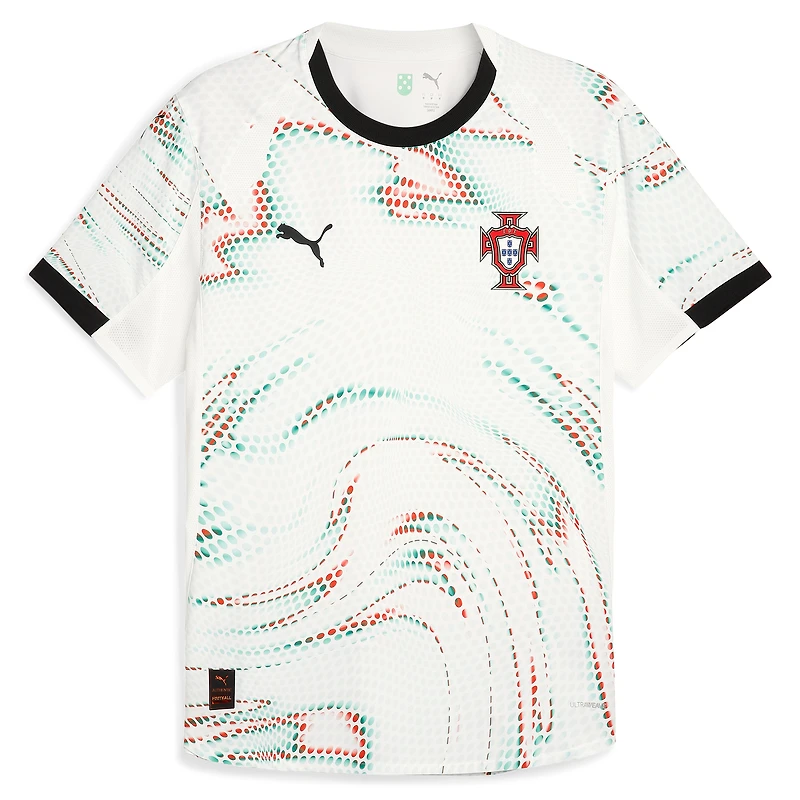 Men's Puma  White Portugal National Team 2025 Away Authentic Jersey
