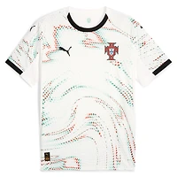 Men's Puma  White Portugal National Team 2025 Away Replica Jersey