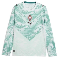 Men's Puma  White Portugal National Team 2026 Away Replica Long Sleeve Jersey