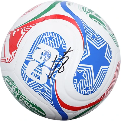 Ballon de football autographié de l'équipe nationale de Vitinha Portugal pour la Coupe du Monde FIFA 2026 Trionda Club