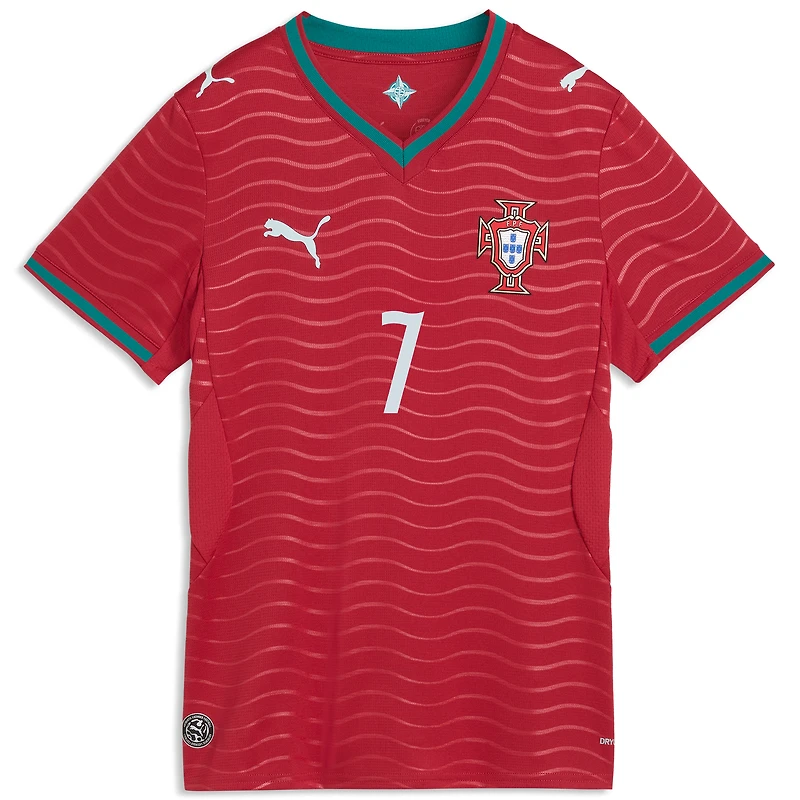 Women's Puma Cristiano Ronaldo Red Portugal National Team 2026 Home Replica Jersey