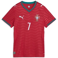Women's Puma Cristiano Ronaldo Red Portugal National Team 2026 Home Replica Jersey