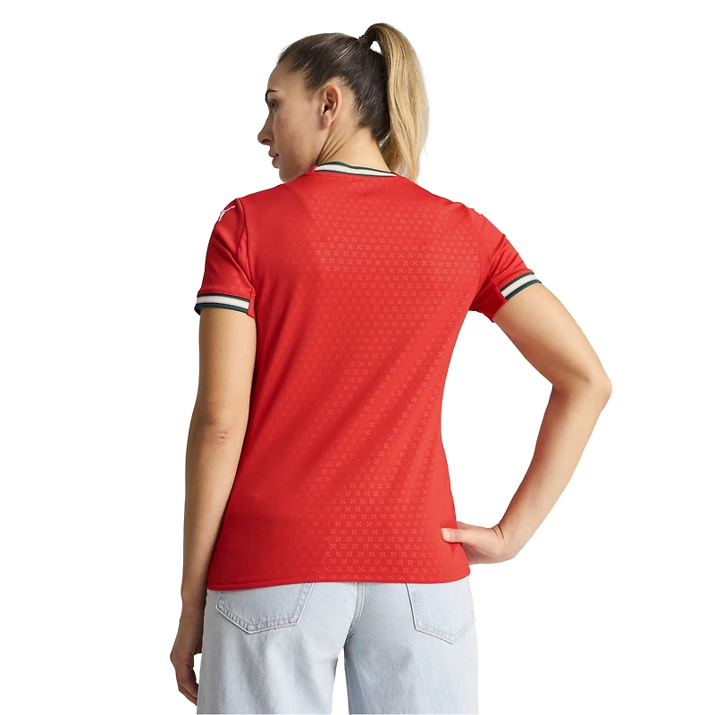 Women's Puma Red Portugal National Team 2025 Home Replica Jersey