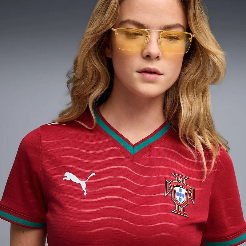 Women's Puma Red Portugal National Team 2026 Home Replica Jersey