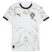 Women's Puma White Portugal National Team 2025 Away Replica Jersey