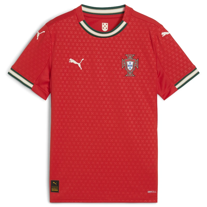 Youth Puma Red Portugal National Team 2025 Home Replica Jersey