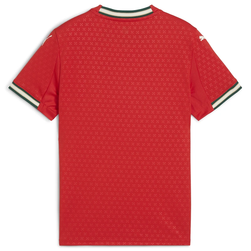 Youth Puma Red Portugal National Team 2025 Home Replica Jersey
