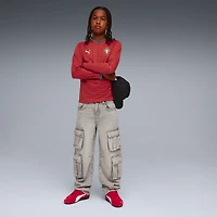 Maillot domicile réplique manches longues Puma rouge de l'équipe nationale du Portugal 2026 pour jeunes