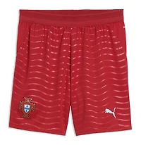 Short réplique Puma rouge de l'équipe nationale du Portugal pour jeunes (2026)