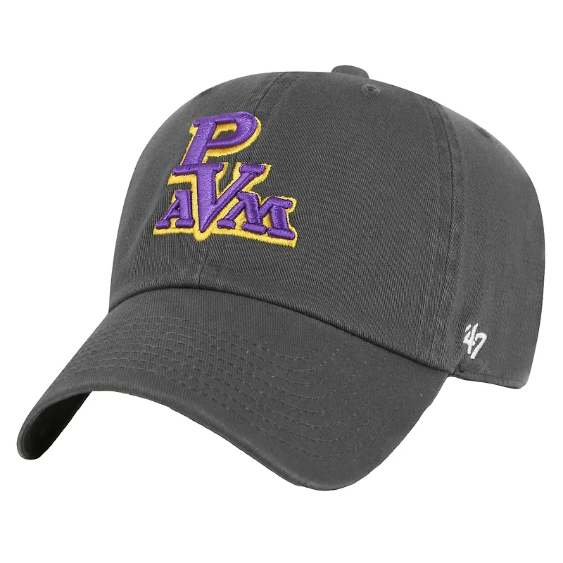 Casquette ajustable Prairie View A&M Panthers '47 Charcoal pour homme