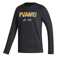 T-shirt à manches longues adidas Prairie View A&M Panthers Honoring Black Excellence pour homme