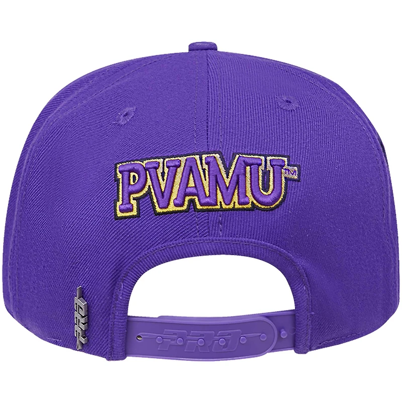 Casquette snapback violette Prairie View A&M Panthers pour homme avec logo de mascotte Pro Standard