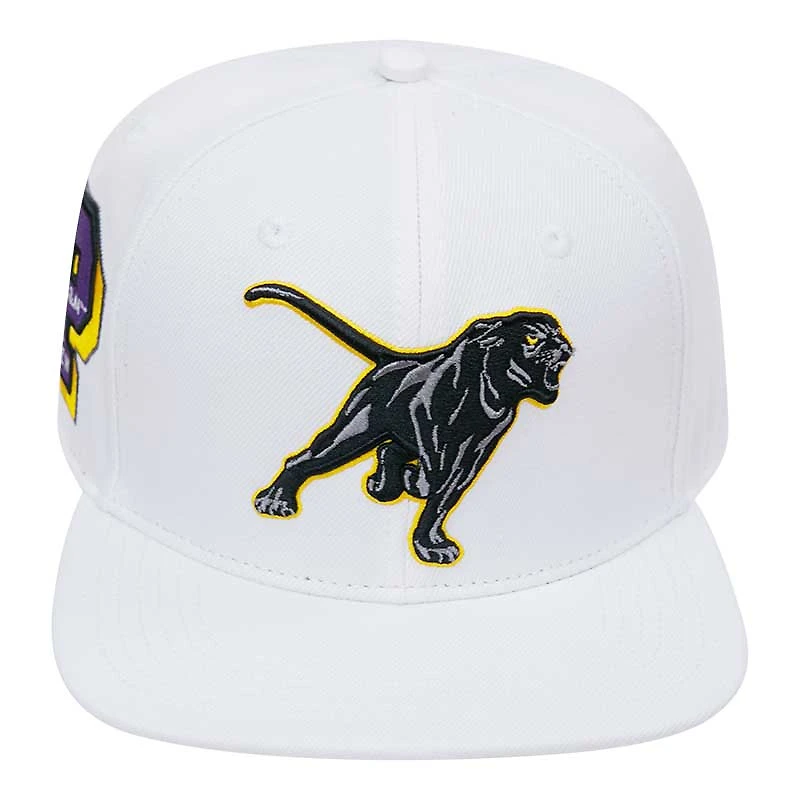 Casquette snapback en laine pour homme Pro Standard Prairie View A&M Panthers Mascot White