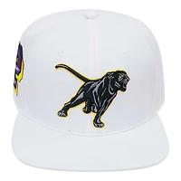 Casquette snapback en laine pour homme Pro Standard Prairie View A&M Panthers Mascot White