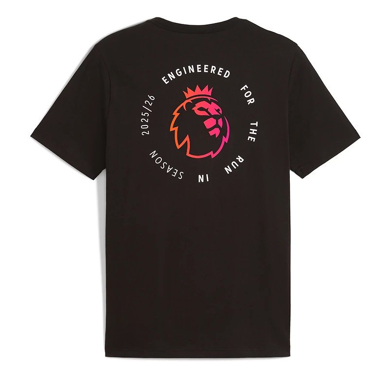 Men's Puma  Black Premier League Logo T-Shirt