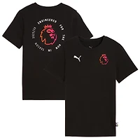 Youth Puma  Black Premier League Logo T-Shirt