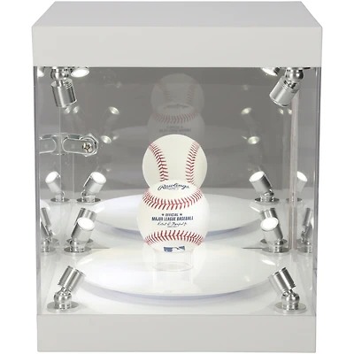 Vitrine de baseball rotative à LED de qualité supérieure