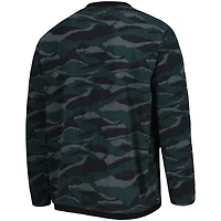 Men's adidas Green/Black Presidents Cup TXT Crew Pullover Sweatshirt