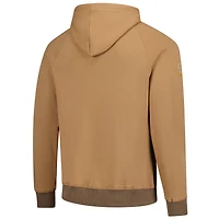 Men's Barstool Golf x Presidents Cup Brown Ribbed Pullover Hoodie
