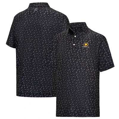 Men's FootJoy Black Presidents Cup 2026 President's ProDry Chicago Print Lisle Polo