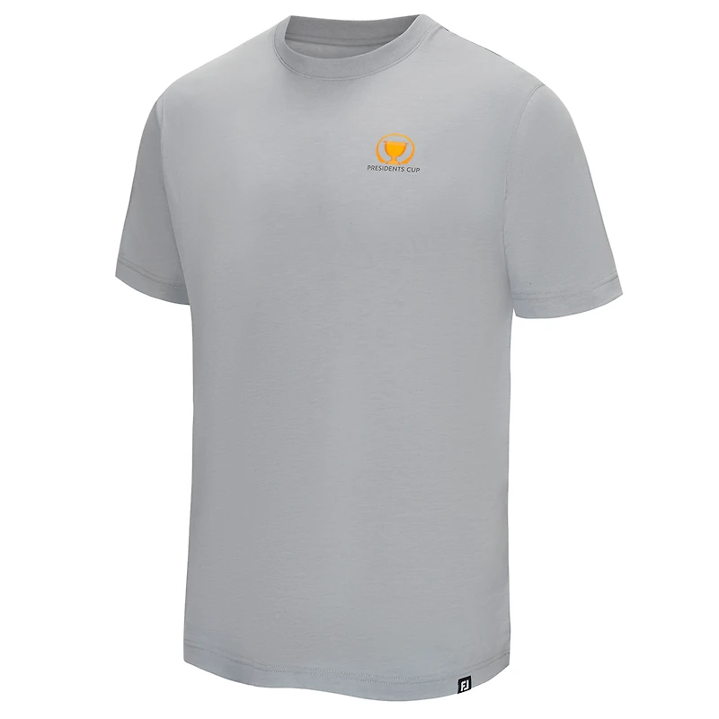Men's FootJoy  Heather Gray Presidents Cup 2026 President's Chicago Dog T-Shirt
