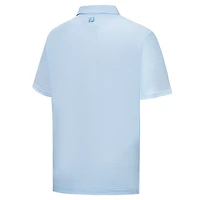 Men's FootJoy  Light Blue Presidents Cup 2026 President's ProDry Clubhouse Print Lisle Polo