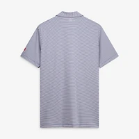 Polo de performance Peter Millar bleu Presidents Cup Team USA Owens pour homme