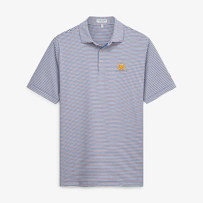 Polo de performance Peter Millar bleu Presidents Cup Team USA Owens pour homme