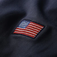 Men's Peter Millar  Navy Presidents Cup Team USA Pine Performance Raglan Hoodie